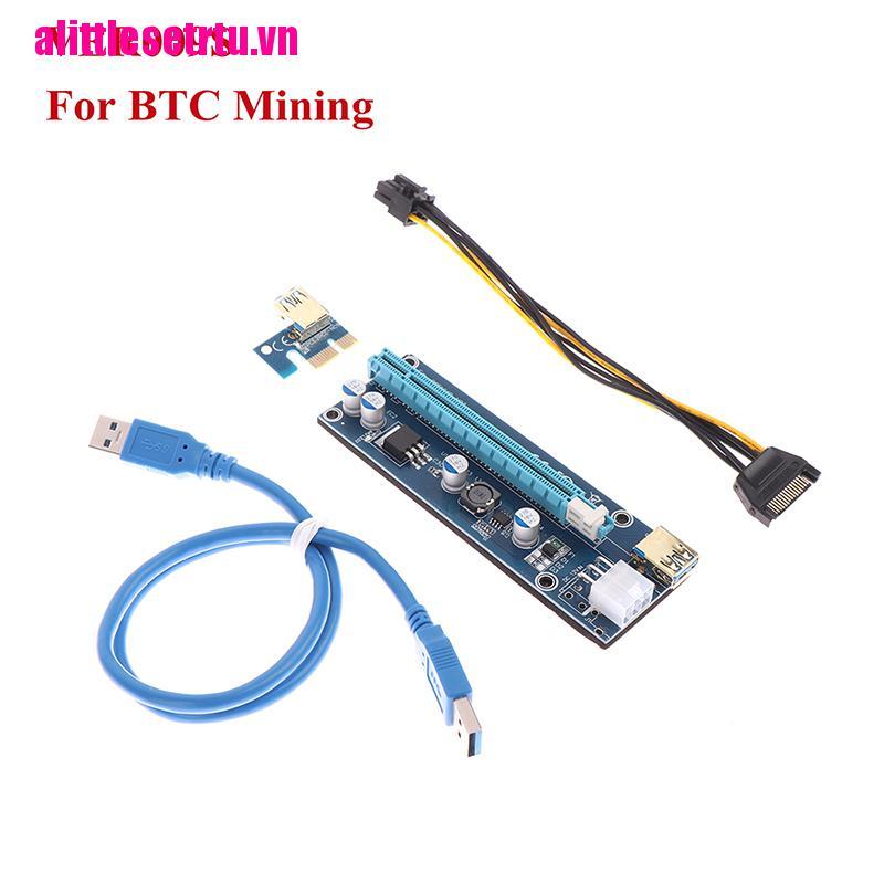 Card Mở Rộng Ver009S Usb 3.0 Pci-E Riser Express 1x Sang 16x Cho Bt