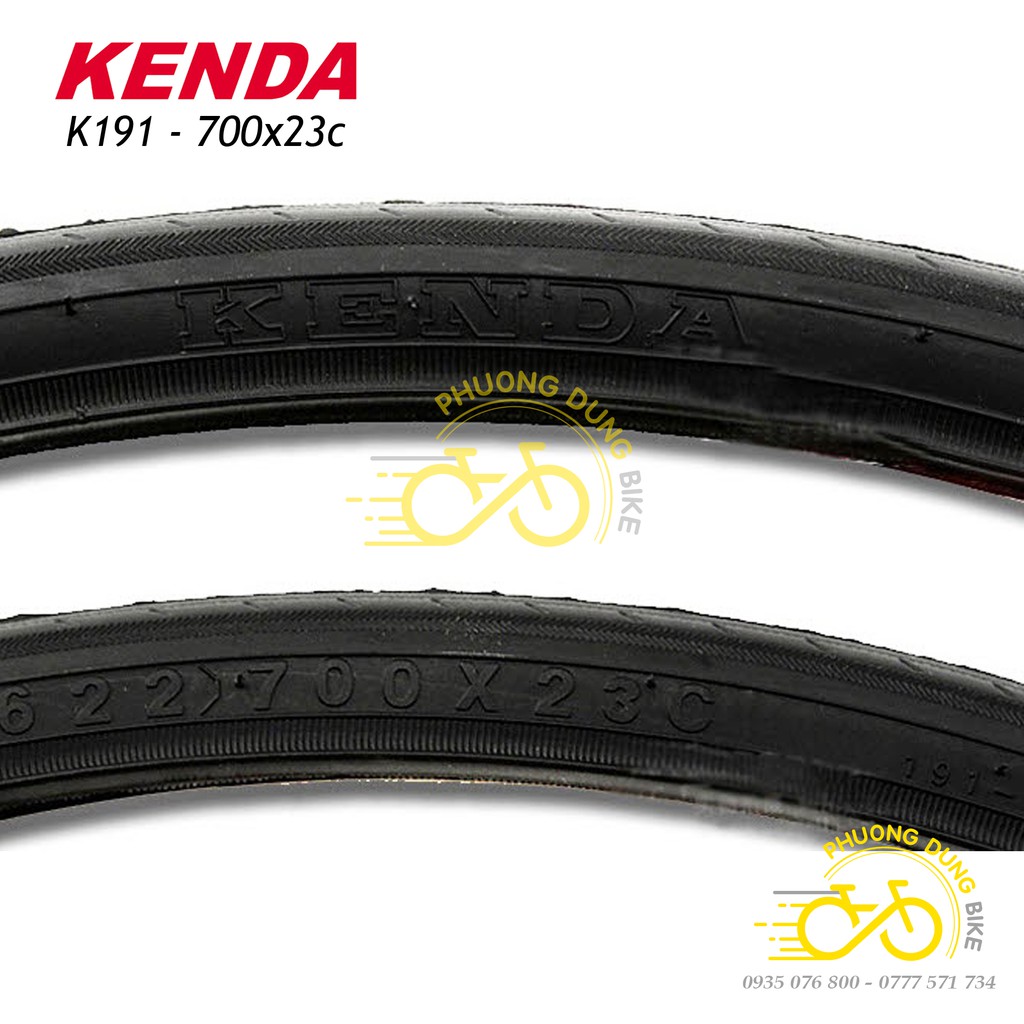 Lốp (Vỏ) xe đạp KENDA K191 700x23C - 1 Chiếc