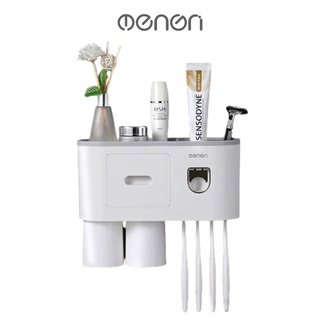 Mua Bộ nhả kem đánh răng tự động OENON - Đồ dùng phòng tắm  Kệ đựng bàn chải đánh răng dán tường kèm cốc - OEKEM