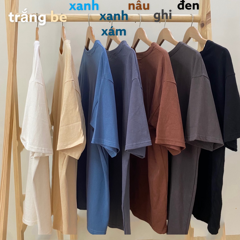 Áo Phông 3158 Nam Nữ, Áo Thun Tay Lỡ Form Rộng Oversize Basic Chất Coton KONOVA STORE