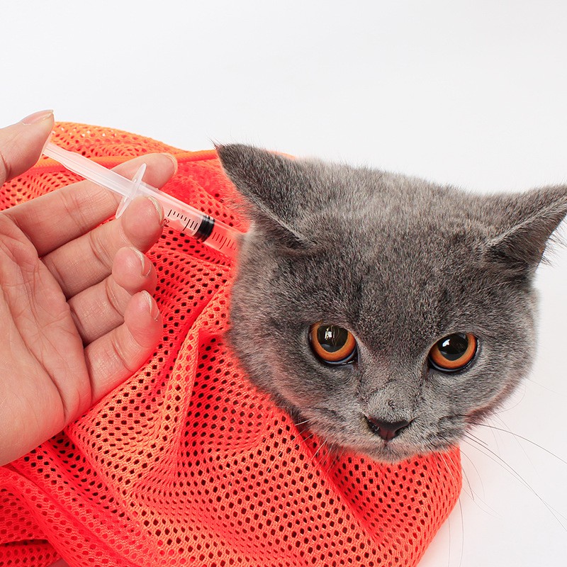 Túi đa năng cho mèo dùng khi cắt móng,tắm,bôi thuốc [ Có Video hướng dẫn ]