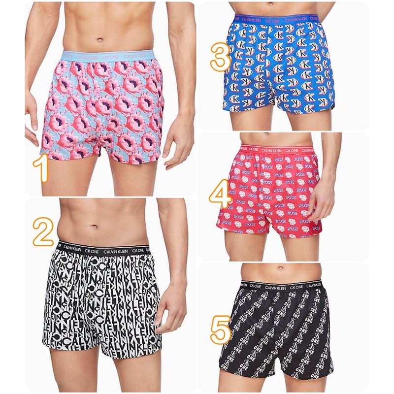 _Quần ngủ boxer CaIvin Klein bill Mỹ CK ONE nhiều hoạ tiết - SALE SHOCK