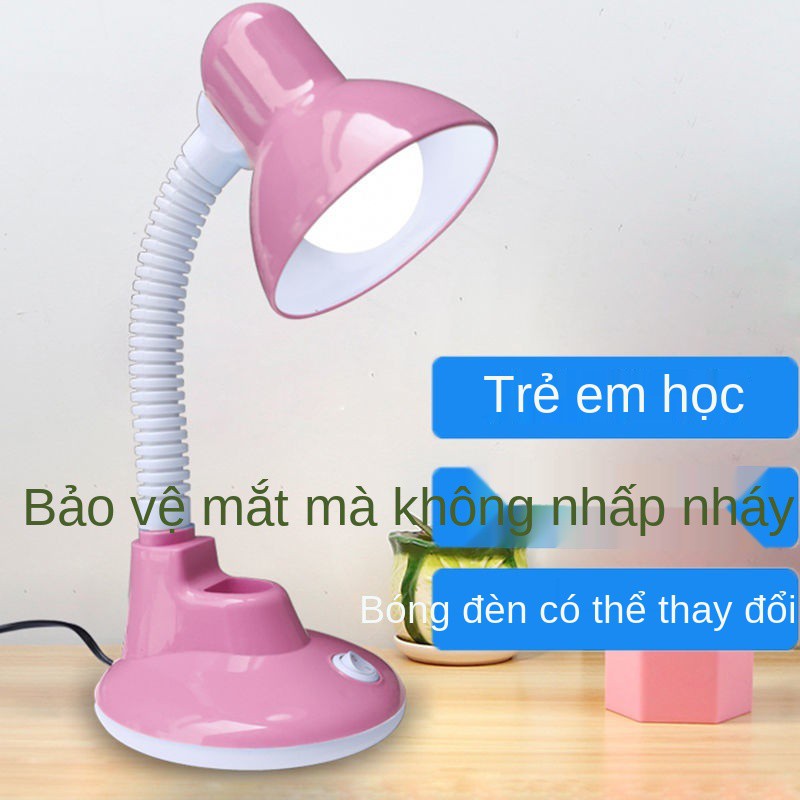 bóng có thể thay thế] phích cắm LED bảo vệ mắt Đèn bàn nhỏ, học sinh viết bàn, đọc sách