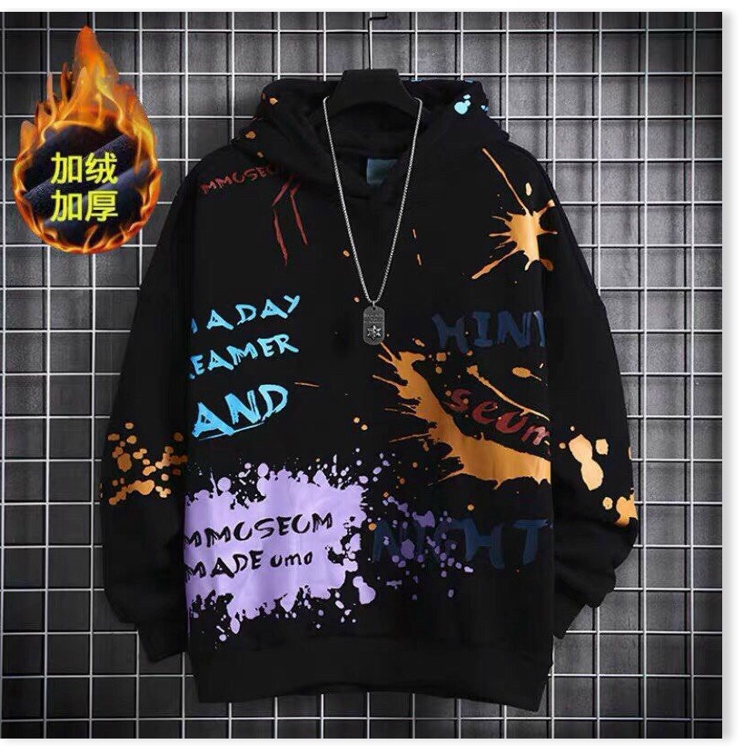 Áo khoác hoodies có mũ nữ hoạ tiết cực chất rực rỡ phong cách mới 2021 KME FASHION