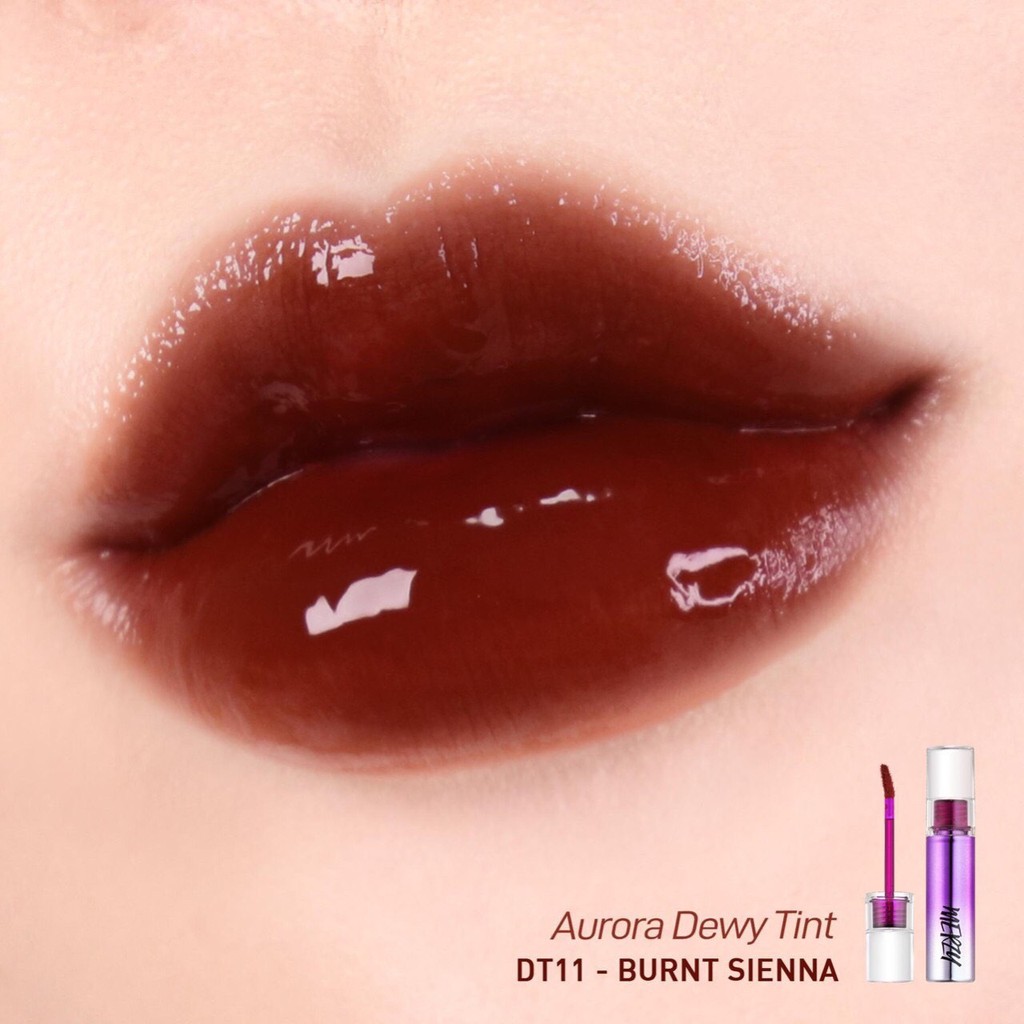 Hot New Full Màu - Son Tint Bóng Siêu Lì, Cho Đôi Môi Căng Mọng Merzy Aurora Dewy Tint 5.5g | BigBuy360 - bigbuy360.vn