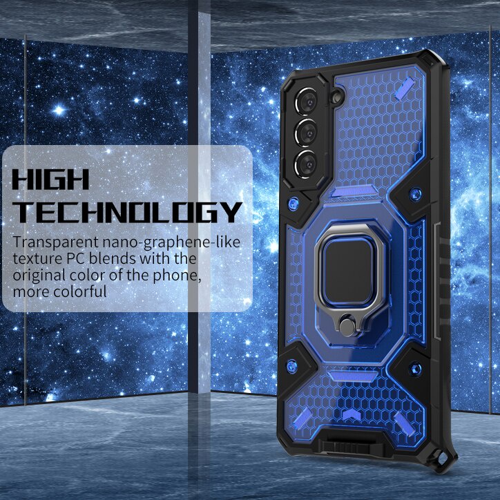 Ốp Điện Thoại Chống Sốc Có Nhẫn Đeo Tay Từ Tính Cho Samsung S21 Ultra Note 20 Galaxy A51 A71 A52 A42 5g M51 M21