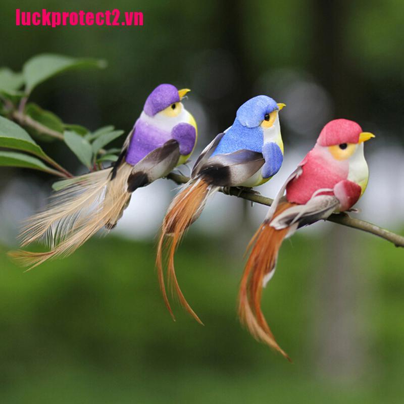 1 Chú Chim Nhân Tạo mini Bằng Xốp Và Lông Vũ Dùng Cho Tiệc Cưới