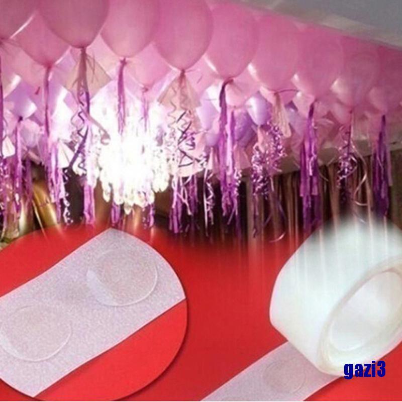 Bộ 2 Cuộn Băng Keo Hai Mặt Họa Tiết Chấm Bi Dùng Trang Trí Tiện Lợi