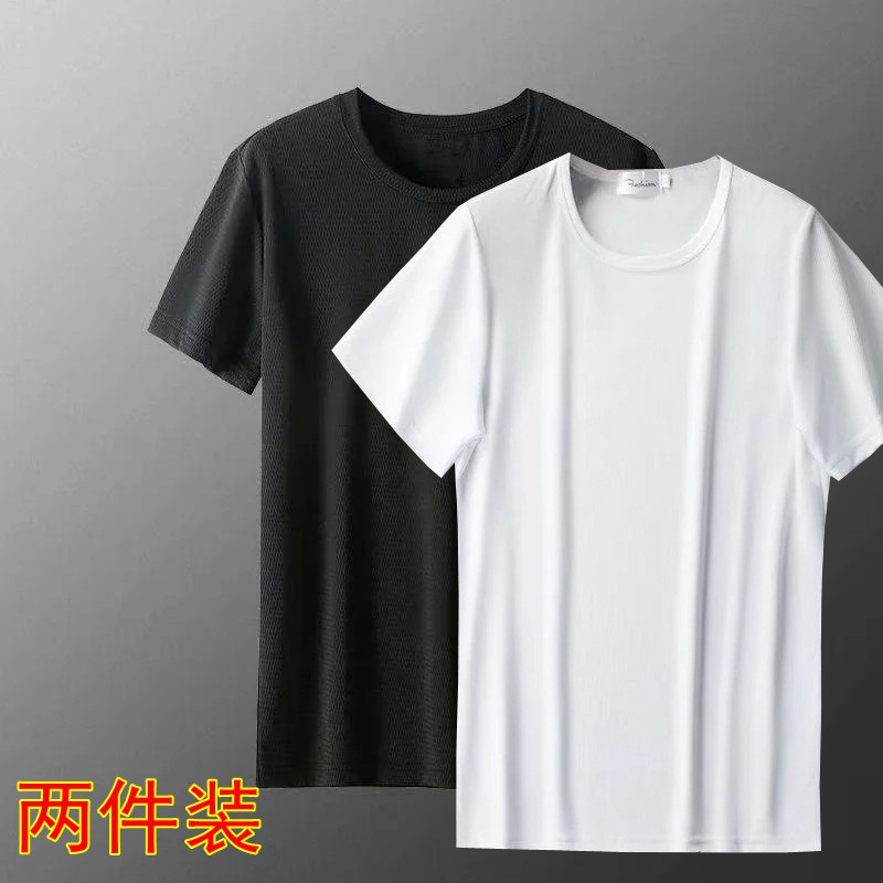 Áo Thun Phối Lưới Thoáng Khí Nhanh Khô Size Lớn L - 8xl Thời Trang Mùa Hè Cho Nam