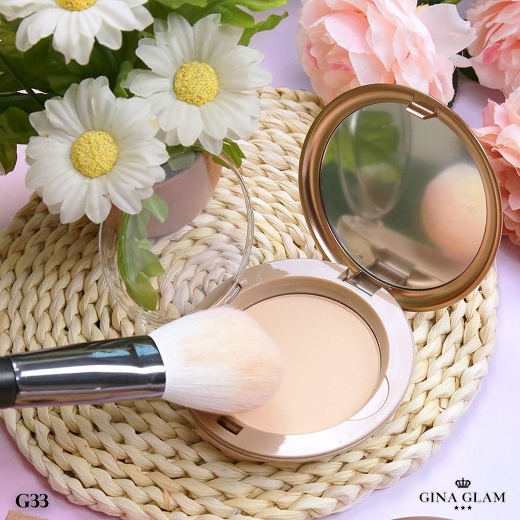 Phấn Nền Gina Glam Pressed Powder 15g