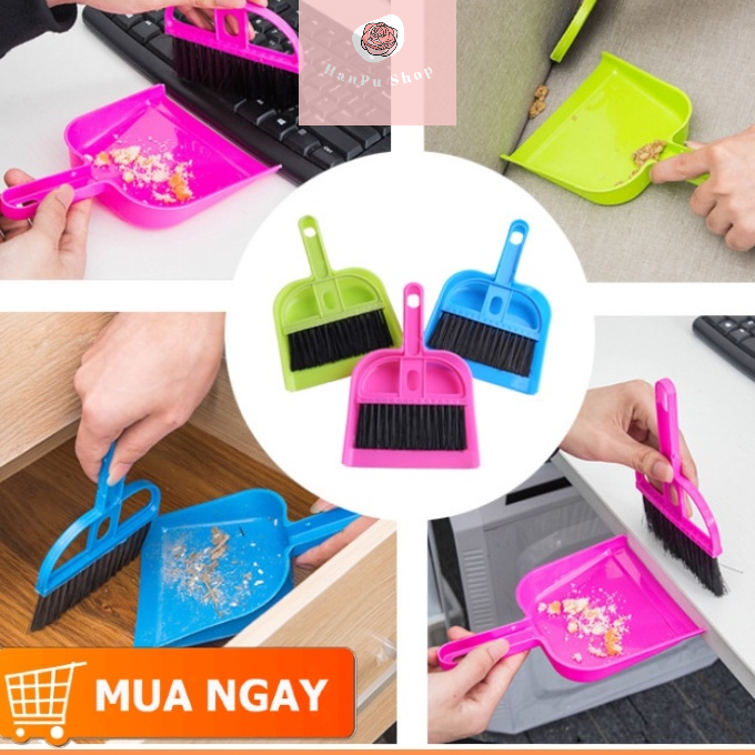 Chổi và Ki Hốt Rác Mini, Chổi Quét Bàn Mini