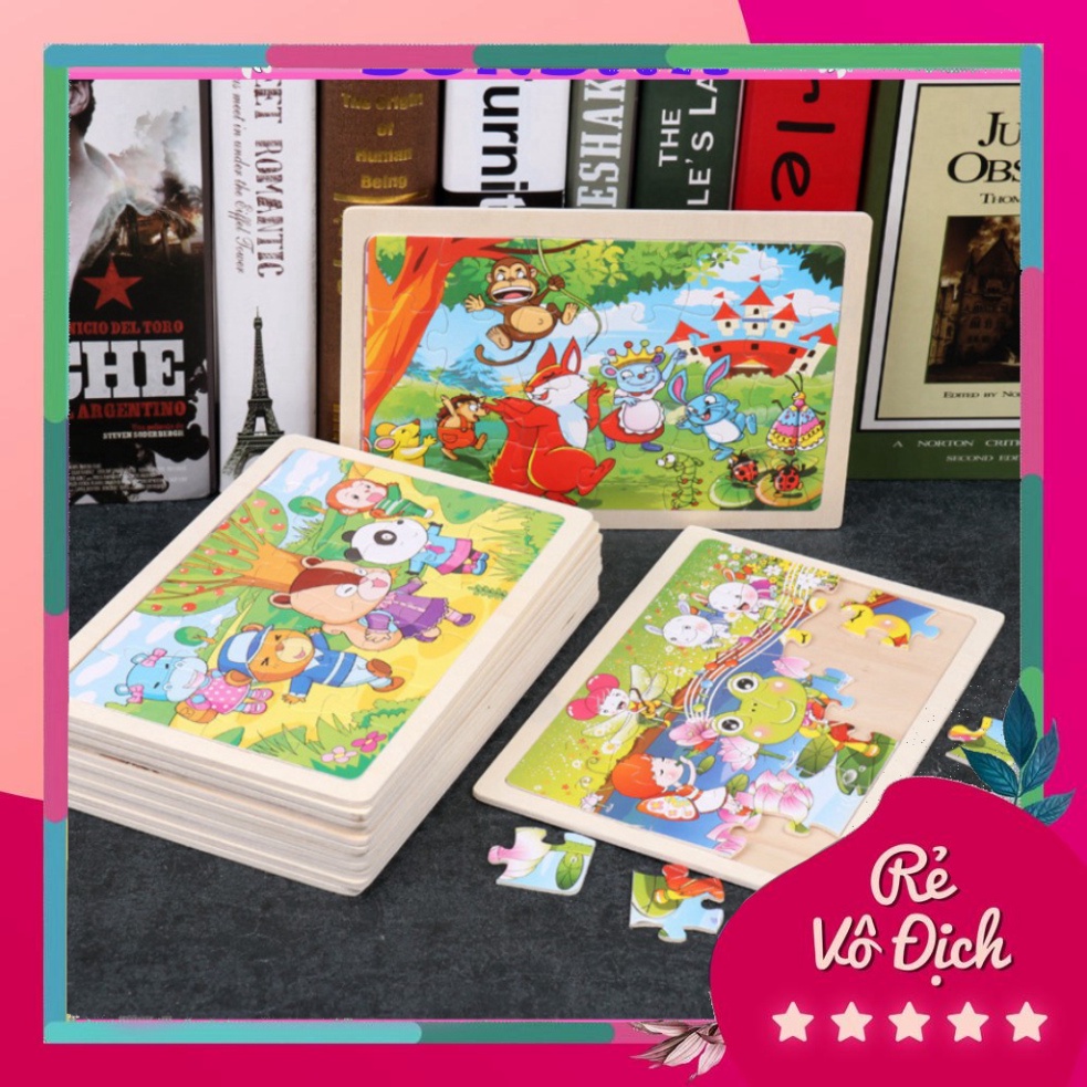 Đồ chơi trẻ em Tranh ghép hình 24 mảnh Đồ chơi phát triển trí tuệ cho trẻ từ 3 4 5 tuổi (Ngẫu nhiên)