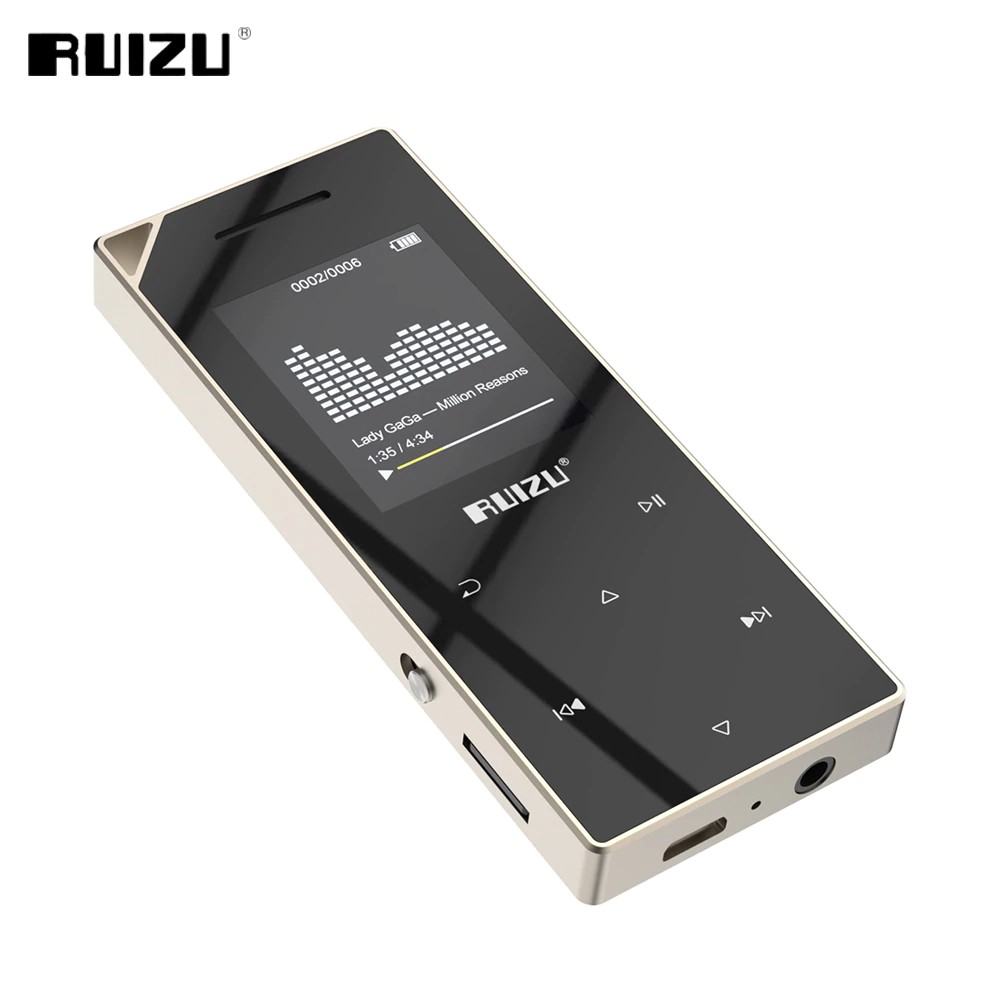 Máy Nghe Nhạc MP3 Bluetooth Ruizu D05 Bộ Nhớ Trong 8GB