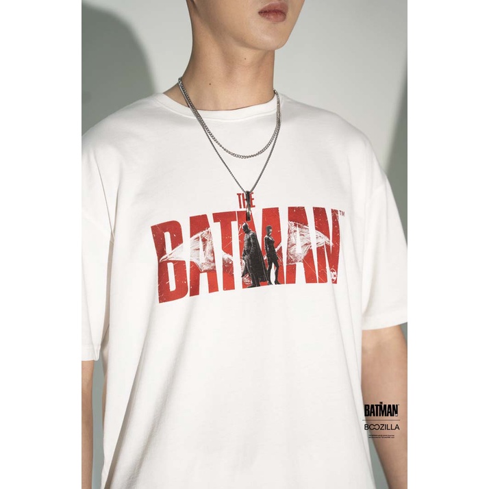 Áo Thun BOO Unisex Dáng Regular Cotton Cao Cấp In Graphic Logo The Batman BZL