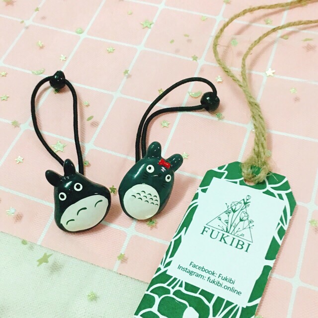 CỘT TÓC, KẸP TÓC, CÀI ÁO TOTORO ẢNH THẬT