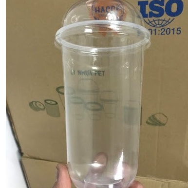 50 ly PP ĐÁY BẦU trà sữa (500ml / 700ml) - BAO BÌ VUI