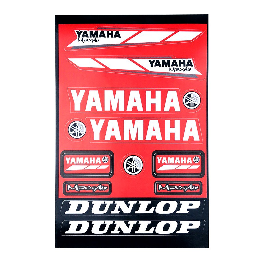 Tem Dán Xe Máy Trang Trí Suzuki , Honda , Yamaha [ 1 Tấm ]