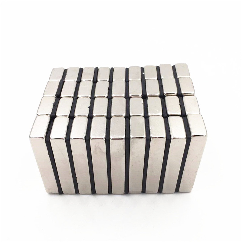 Nam châm siêu mạnh 60x20x10mm mạ bạc niken N35