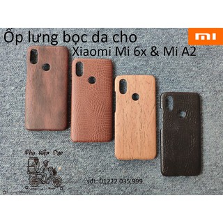 Mi 6x & Mi A2 Ốp bọc da cho Mi 6x   Mi A 2