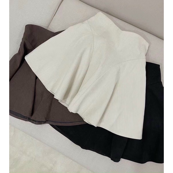 Chân váy nhung dáng xoè