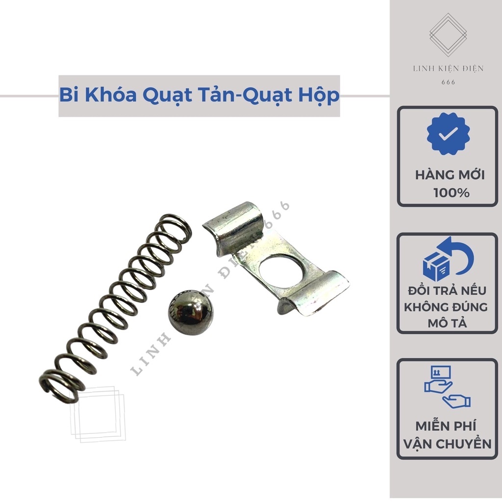 Khóa cánh khóa lồng quạt hộp bi cài khóa lồng quạt tản