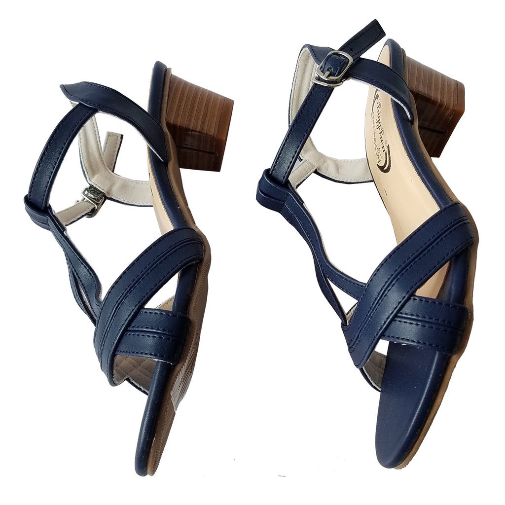 Giày sandal cao gót nữ BIGBEN cao 3 phân GCG88