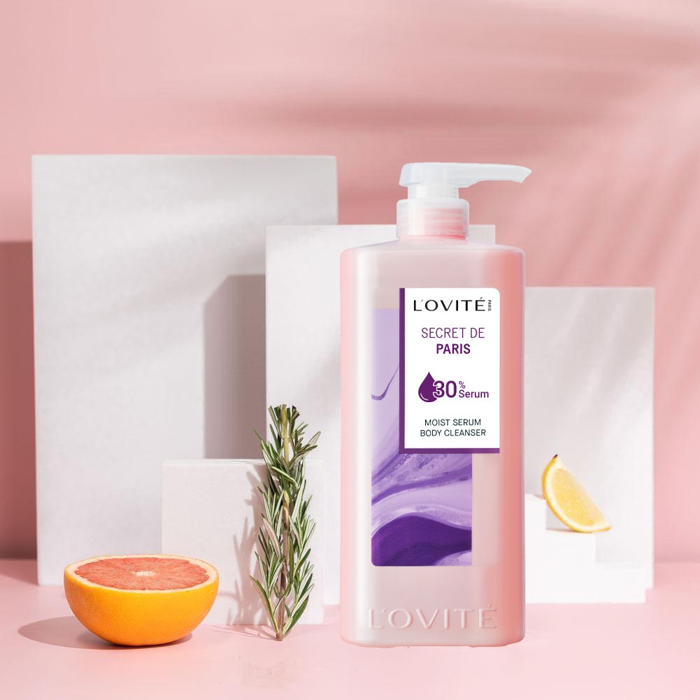 Sữa Tắm L'ovité Moist Serum Secret De Paris Dưỡng Ẩm 700ml