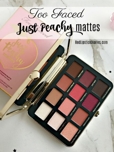 Bảng phấn mắt JUST PEACHY - Too Faced (tặng kèm ví đựng mỹ phẩm của hãng) | BigBuy360 - bigbuy360.vn