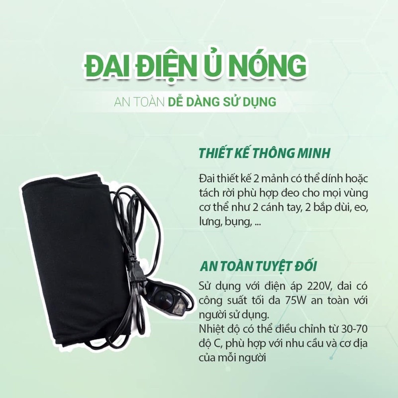 BỘ Ủ NÓNG SLIMMING BODY SB II - ĐAI THƯỜNG