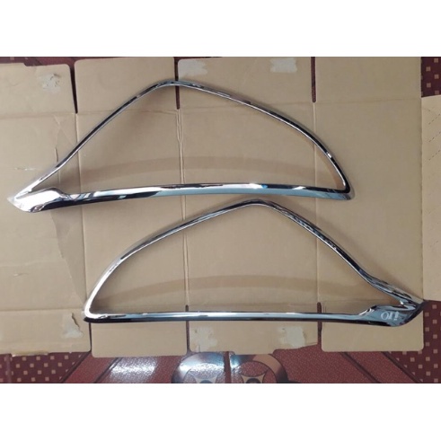 Ốp viền đèn pha, hậu xe Hyundai I10 2017 - 2020 - Sedan, mạ crom cao cấp, sáng bóng