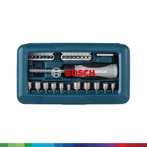 Bosch Combo Máy khoan động lực Bosch GSB 550 + Bộ vặn vít đa năng Bosch 46 món