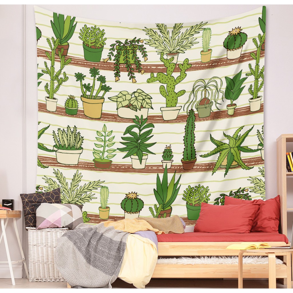 Thảm tapestry decor tường TROPICAL - 75X100cm