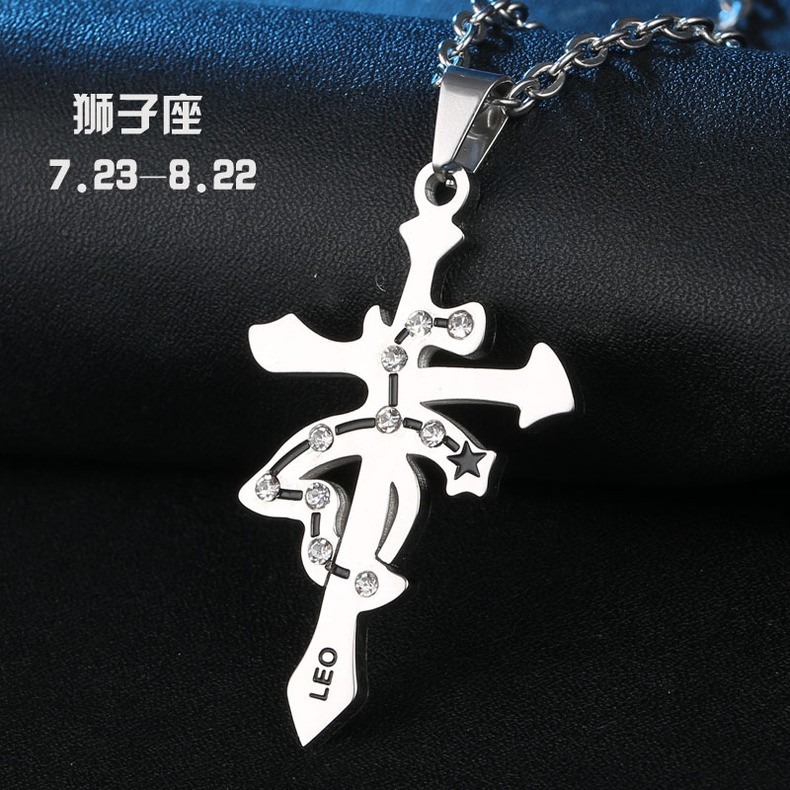 Dây Chuyền 12 Cung Hoàng Đạo Thép Titan [Sasha Shop]