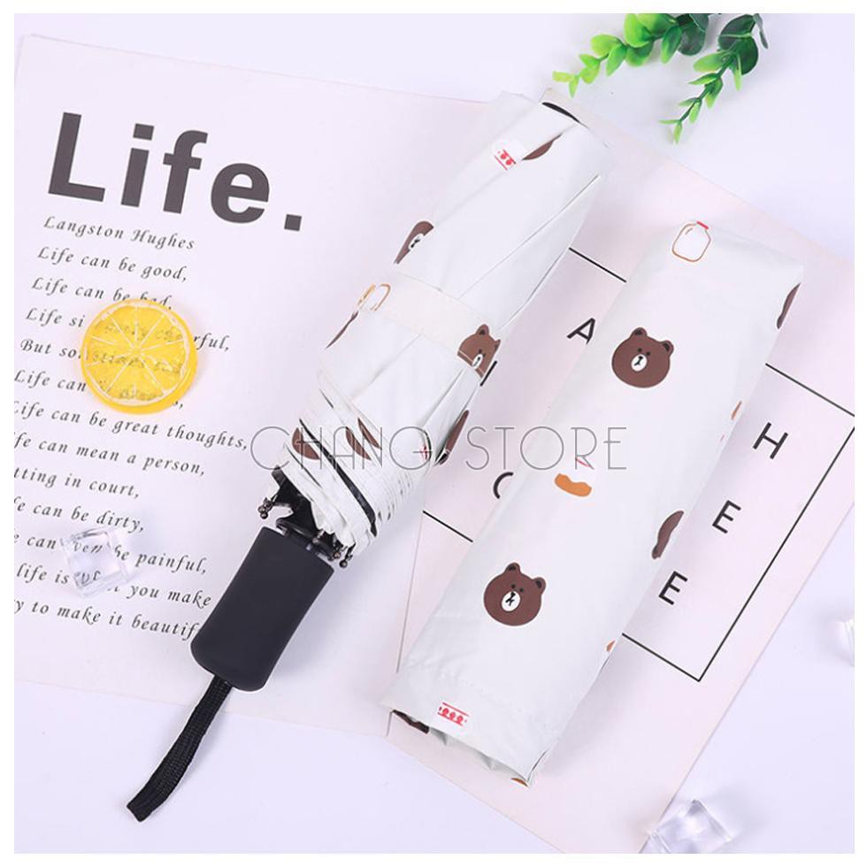 Ô, Dù Hình Gấu Mẫu Mới Dễ Thương Tiện Dụng