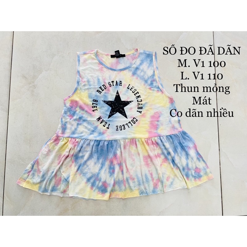 (40-70kg) Áo thun nam nữ balo sát nách babydoll 2 dây vnxk freesize phom rộng oversize, bé gái size đại, 40kg - 80kg
