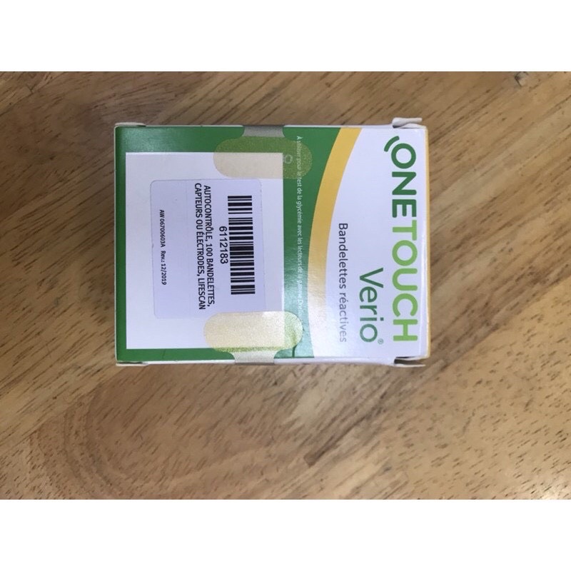 Que Thử Đường Huyết One Touch Verio