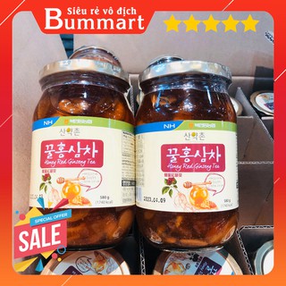 Hồng sâm mật ong cao cấp hàn quốc 580g