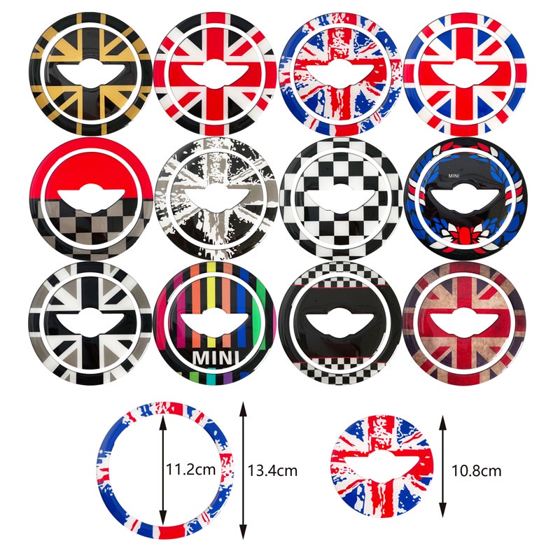 Miếng Dán Trang Trí Vô Lăng Xe Hơi MINI Cooper R55 R56 R60 R61