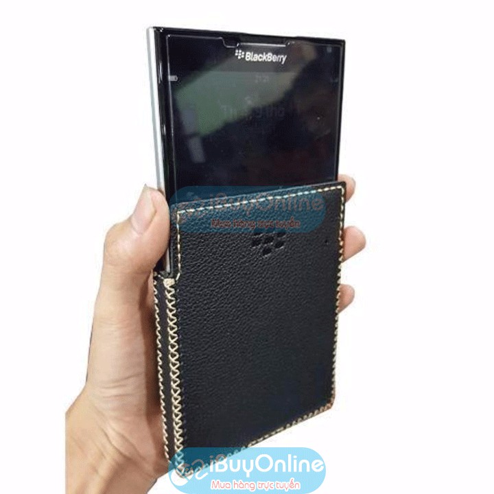 Bao da thật handmade dang hộp cho điện thoại BlackBerry Passport