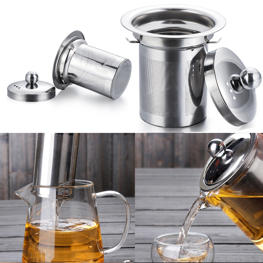 Dụng cụ lọc trà bằng thép không gỉ tiện lợi