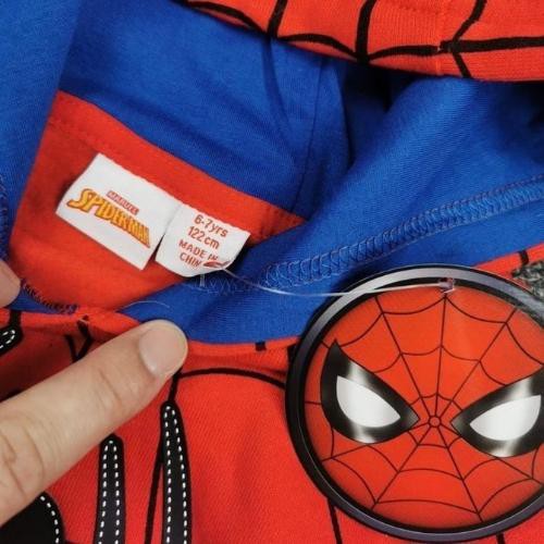 Áo nỉ bông có mũ Marvel /Primark xuất dư  cho bé trai mẫu người nhện Spiderman