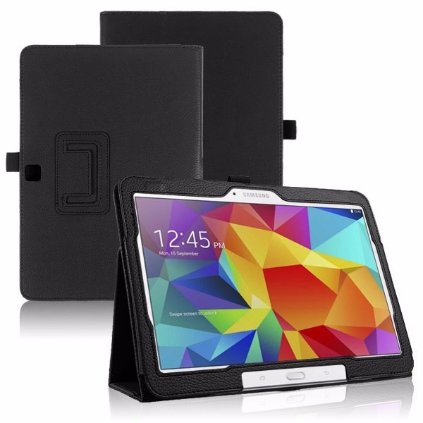Ốp Máy Tính Bảng Da Có Giá Đỡ Xoay 360 Độ Cho Samsung Galaxy Tab 4 10.1" T530