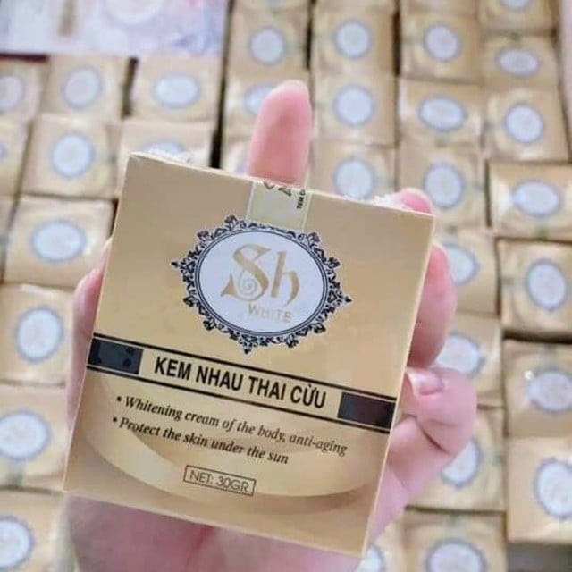 Kem face nhau thai cừu SH white 20g