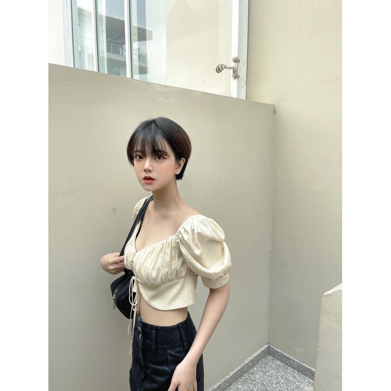 ÂME.STUDIO| Áo croptop kiểu tay lỡ - Candy Croptop