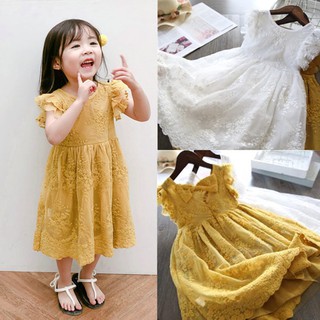 Đầm Ren Công Chúa Cho Bé Gái