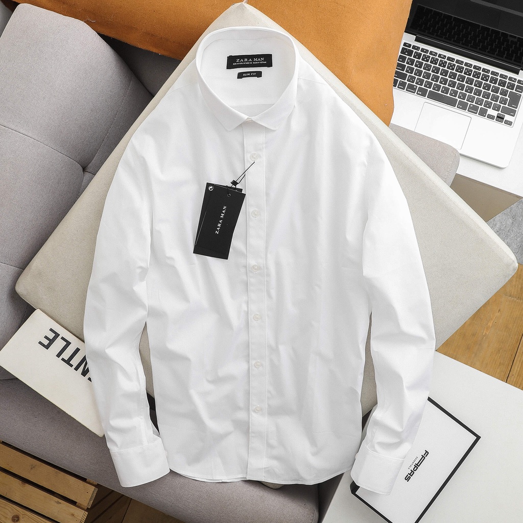 Áo Sơ Mi Z.Ra Trơn, Sơ Mi Tay Dài Dành Cho Nam Siêu Sales Hot Nhất