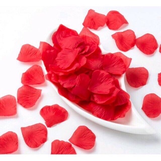 100 cánh hoa hồng vải lụa