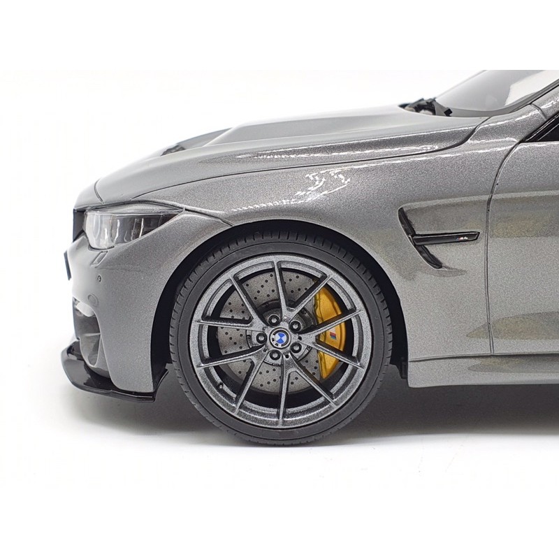 Xe Mô Hình BMW M4 CS Lime Rock Grey 1:18 GTSpirit ( Xám )