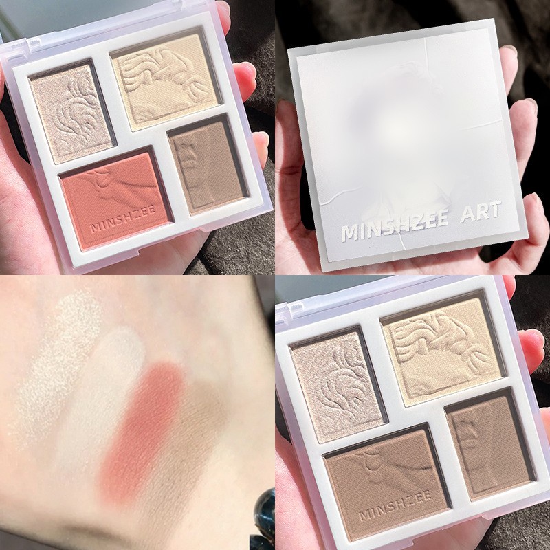 Bảng Phấn Bắt Sáng/Tạo Khối Đa Năng Chống Thấm Nước Làm Sáng Da Chuyên Nghiệp