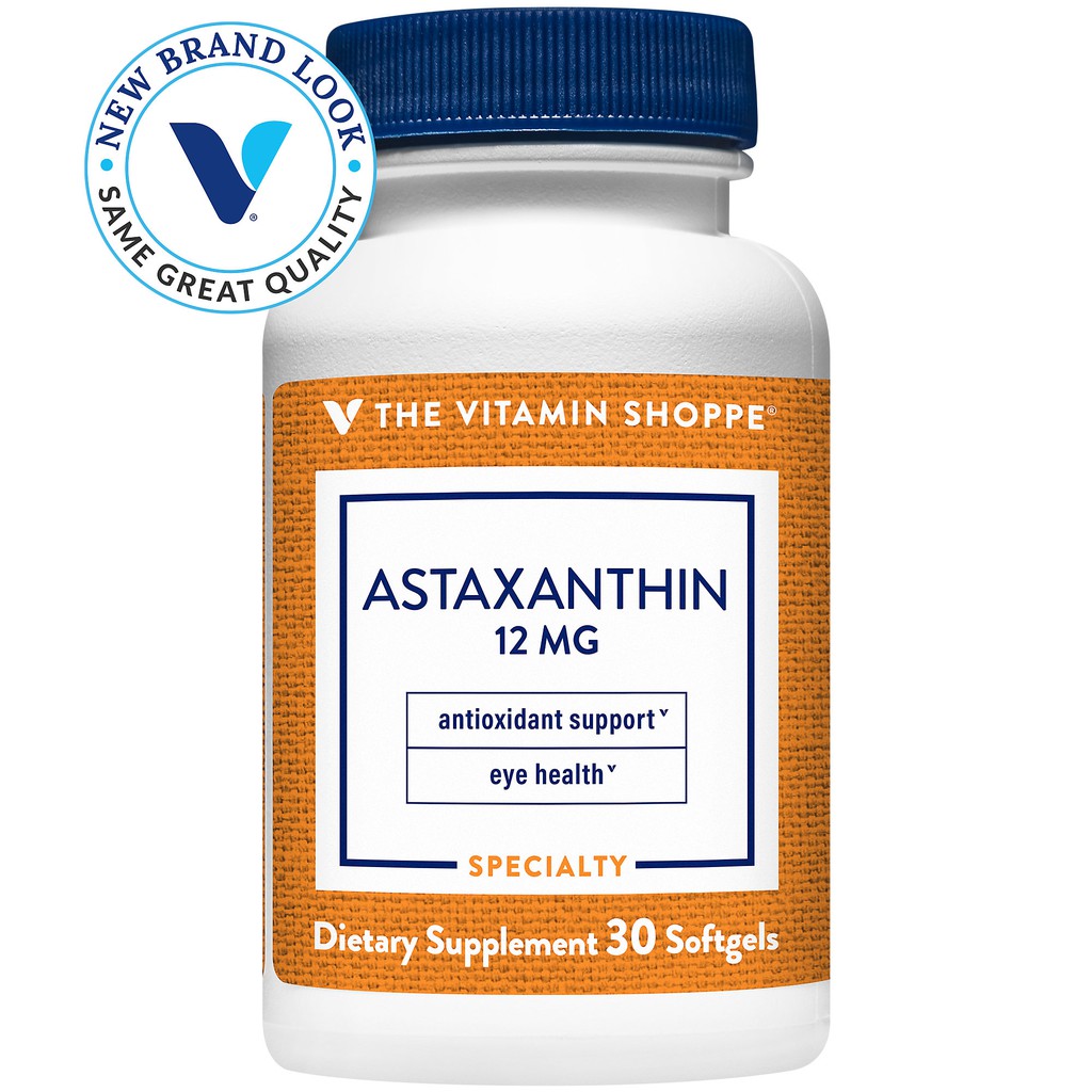 [TPNK CHÍNH HÃNG] GIẢM THIỂU BIỂU HIỆN LÃO HÓA - ASTAXANTHIN 12 MG